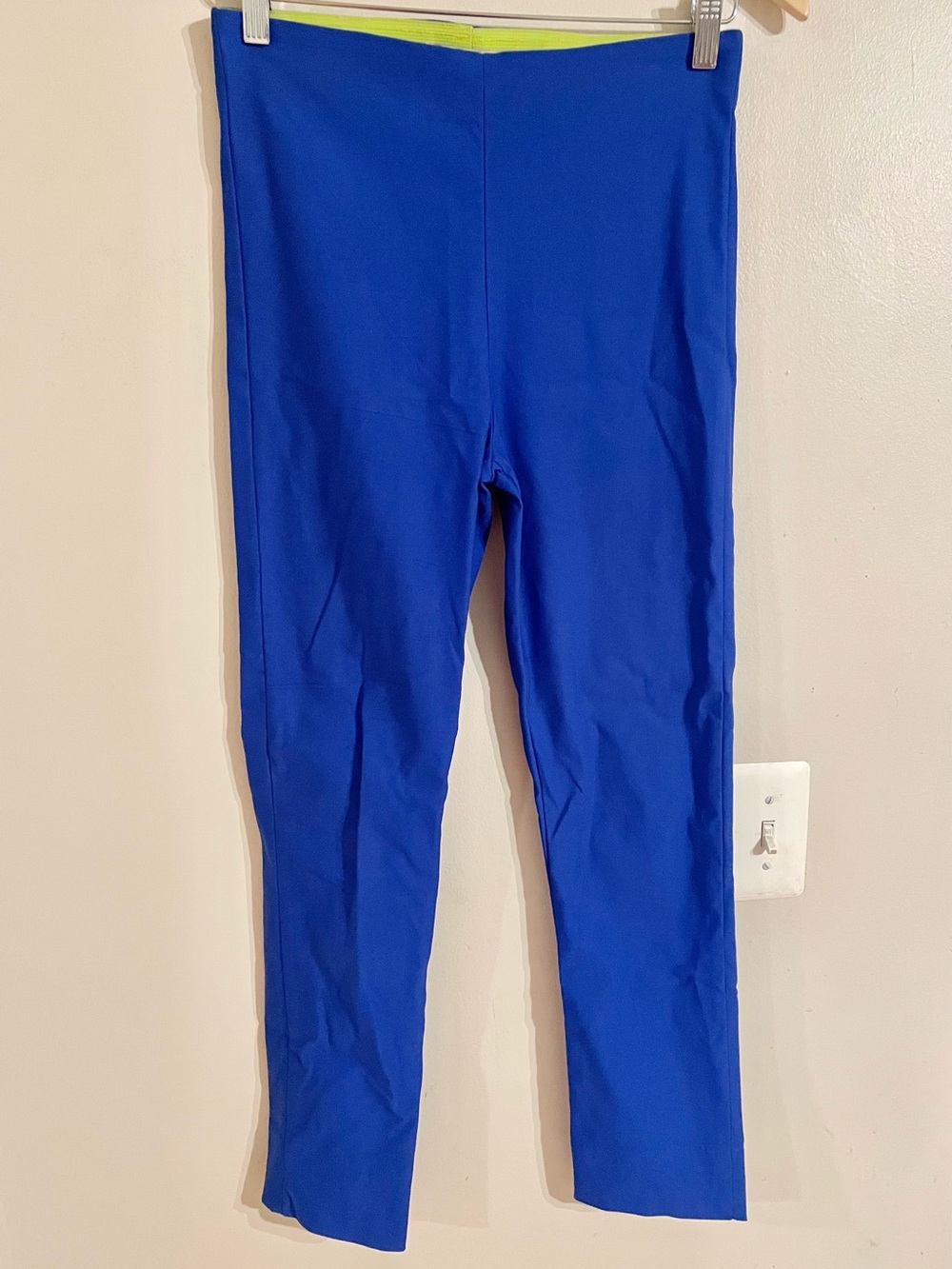 Gretchen Scott Gripeless Blue Pull on Pants Sz X-Small- EUC